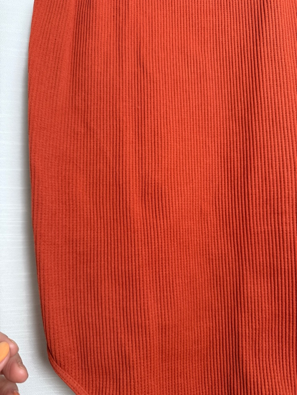 Nikibiki Rust Ribbed Bodysuit Spaghetti Strap Fitted Stretch Basic | Size S - Picture 8 of 11